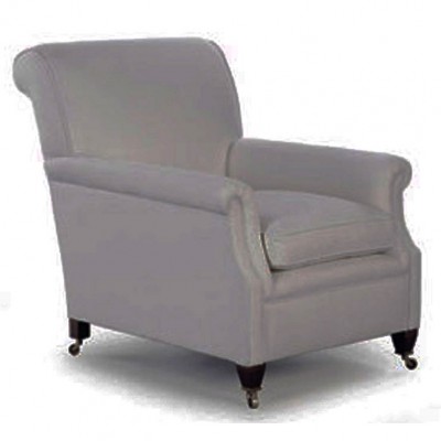 Фото Кресло обитое - стиль Английская классика - Для гостиной - удобное кресло производства США - George Smith - Yorkshire tradition - Купить в Интернет-магазине