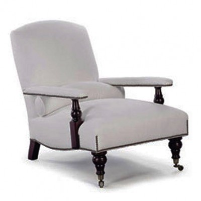 Фото Кресло обитое - стиль Английская классика - Для гостиной - удобное кресло производства США - George Smith - Yorkshire tradition - Купить в Интернет-магазине