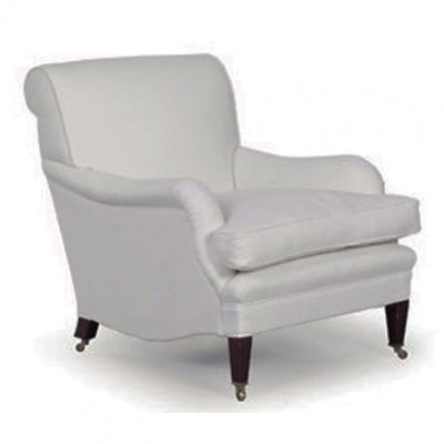 Фото Кресло обитое - стиль Английская классика - Для гостиной - удобное кресло производства США - George Smith - Yorkshire tradition - Купить в Интернет-магазине