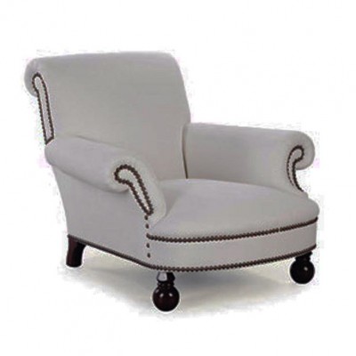 Фото Кресло обитое - стиль Английская классика - Для гостиной - удобное кресло производства США - George Smith - Yorkshire tradition - Купить в Интернет-магазине