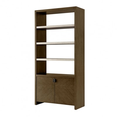 Фото Шкаф книжный/библиотека - стиль Transitional - Для кабинета - Купить в Интернет-магазине