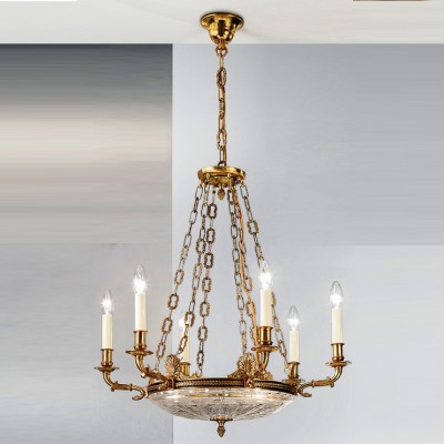 Фото Люстра - стиль Английская классика - Металлическая - Купить в Интернет-магазине