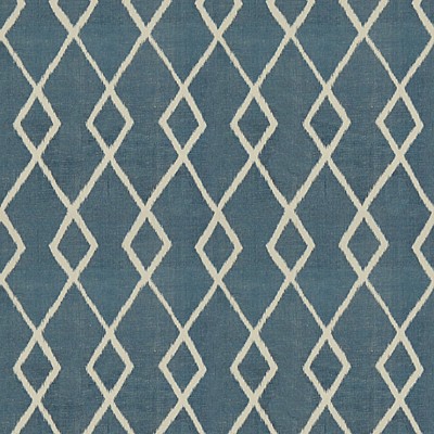 Фото Ткань портьерная с рисунком - Орнамент - стиль Современный - Синий - Купить в Интернет-магазине