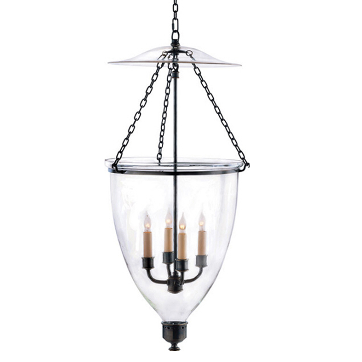 Фото Фонарь - стиль Американская классика - Стеклянный - Купить в Интернет-магазине