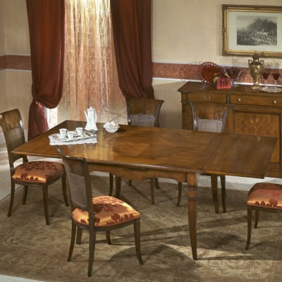 Фото Стол обеденный - стиль Европейская эклектика - Для столовой - большие обеденные столы производства США - Zilio - Caruzo - Купить в Интернет-магазине