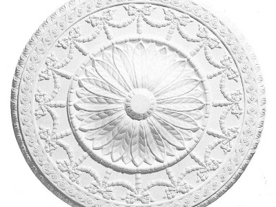 Фото Розетка потолочная гипсовая - стиль Английский - Купить в Интернет-магазине