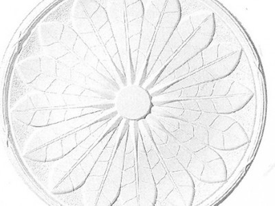 Фото Розетка потолочная гипсовая - стиль Английский - Купить в Интернет-магазине