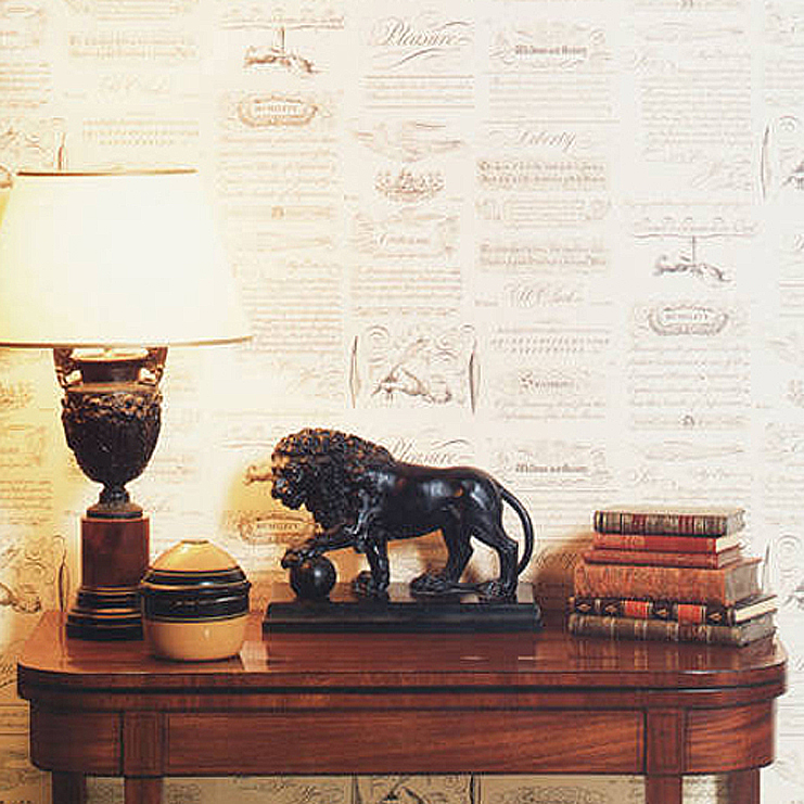 Фото Обои с рисунком - Крупный декор - стиль Английская классика - Бежевые - Купить в Интернет-магазине Фото Обои с рисунком - Крупный декор - стиль Английская классика - Бежевые - Купить в Интернет-магазине