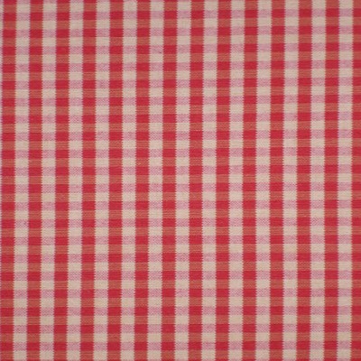 Фото Ткань портьерная с рисунком - Клетка - стиль Английский - Красная - Купить в Интернет-магазине