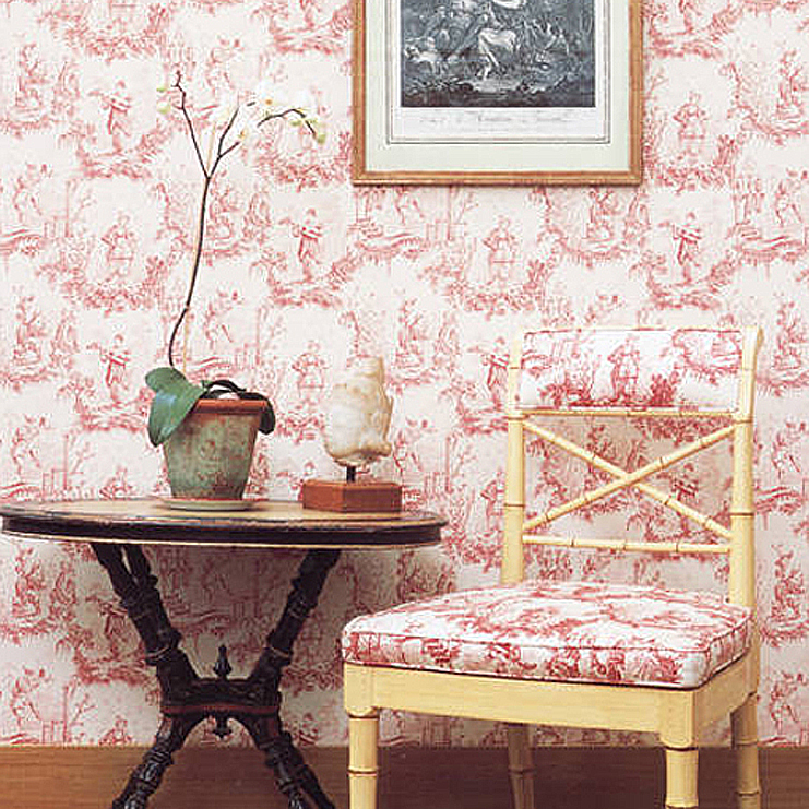 Фото Обои с рисунком - Туаль - стиль Английская классика - Бежевые - Купить в Интернет-магазине Фото Обои с рисунком - Туаль - стиль Английская классика - Бежевые - Купить в Интернет-магазине