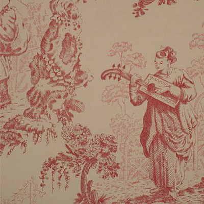 Фото Обои с рисунком - Туаль - стиль Английская классика - Розовые - Купить в Интернет-магазине