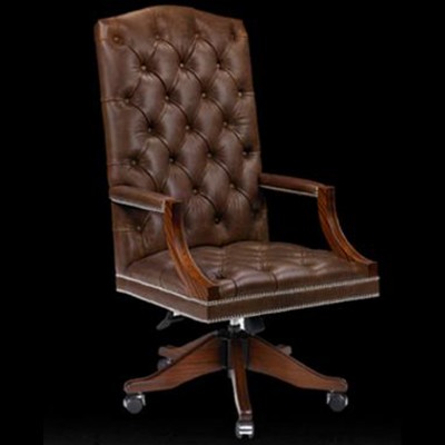 Фото Рабочее кресло - стиль Английская классика - Для кабинета - Купить в Интернет-магазине
