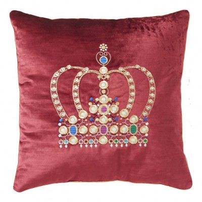 Фото Подушка декоративная - стиль Европейский - Красная - Купить в Интернет-магазине