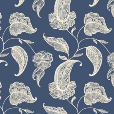 Фото Ткань портьерная с рисунком - Цветы - стиль Английский - Купить в Интернет-магазине