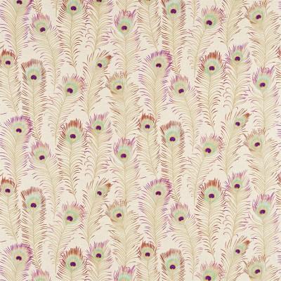 Фото Ткань портьерная с рисунком - Крупный декор - стиль Английский - Белый - Купить в Интернет-магазине