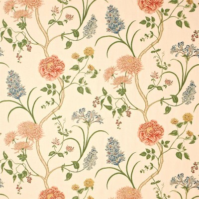 Фото Ткань портьерная с рисунком - Цветы - стиль Английский - Купить в Интернет-магазине