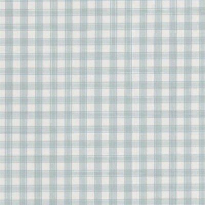 Фото Ткань портьерная с рисунком - Клетка - стиль Английский - Бирюзовая - Купить в Интернет-магазине