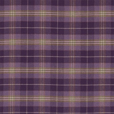 Фото Ткань портьерная с рисунком - Клетка - стиль Английский - Фиолетовая - Купить в Интернет-магазине