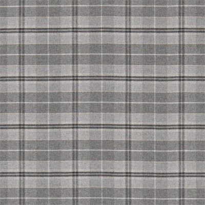 Фото Ткань портьерная с рисунком - Клетка - стиль Английский - Серая - Купить в Интернет-магазине