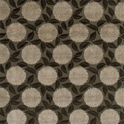Фото Ткань портьерная с рисунком - Орнамент - стиль Английский - Коричневый - Купить в Интернет-магазине