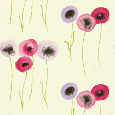 Фото Обои с рисунком - Цветы - стиль Английская классика - Кремовые - Купить в Интернет-магазине