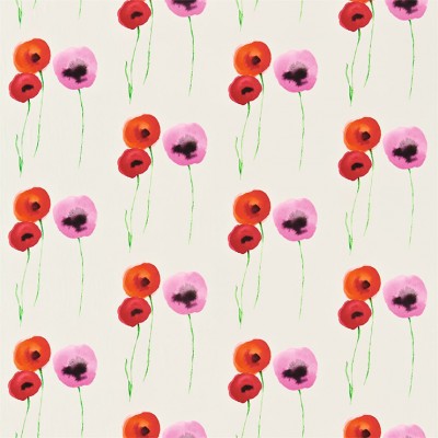 Фото Ткань портьерная с рисунком - Крупный декор - стиль Английский - Белый - Купить в Интернет-магазине