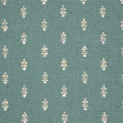 Фото Ткань портьерная с рисунком - Орнамент - стиль Английский - Бирюзовый - Купить в Интернет-магазине