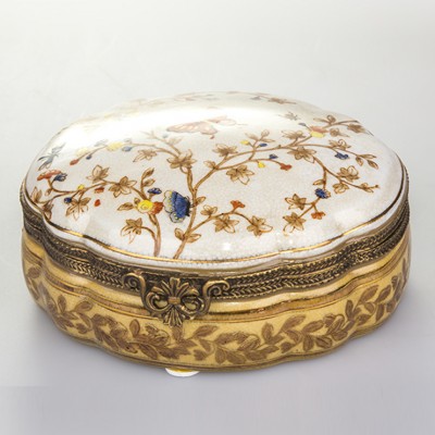 Фото Шкатулкa декоративная - стиль Классический - Керамическая - В наличии - Купить в Интернет-магазине