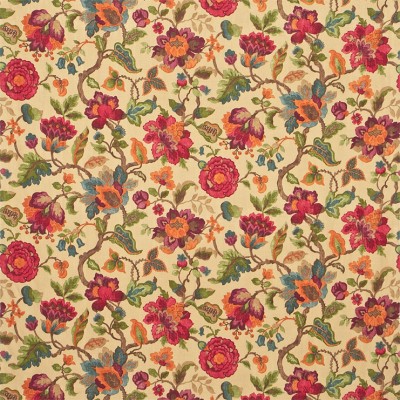 Фото Ткань портьерная с рисунком - Цветы - стиль Английский - Купить в Интернет-магазине