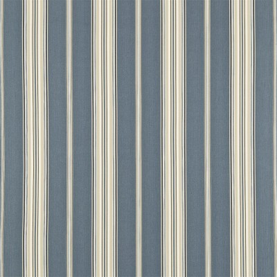 Фото Ткань портьерная с рисунком - Полоски - стиль Английский - Синие - Купить в Интернет-магазине