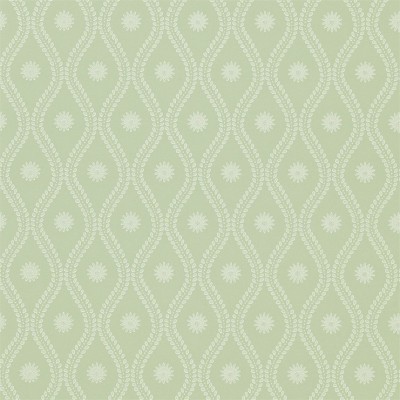 Фото Обои с рисунком - Мелкий принт - стиль Английская классика - Зеленые - Купить в Интернет-магазине