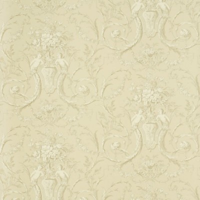 Фото Обои с рисунком - Завиток - стиль Английская классика - Бежевые - Купить в Интернет-магазине