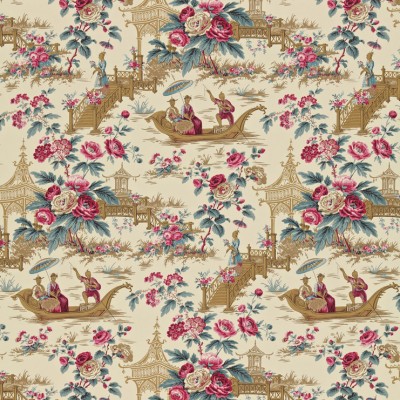 Фото Обои с рисунком - Туаль - стиль Английская классика - Кремовые - Купить в Интернет-магазине