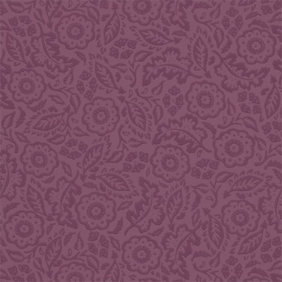Фото Обои с рисунком - Растение - стиль Английская классика - Фиолетовые - Купить в Интернет-магазине