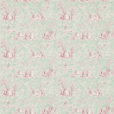 Фото Обои с рисунком - Туаль - стиль Английская классика - Бирюзовые - Купить в Интернет-магазине