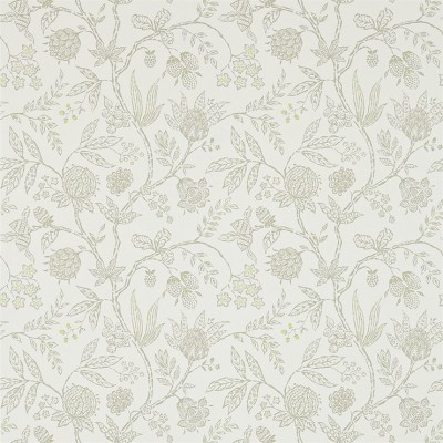 Фото Обои с рисунком - Цветы - стиль Английская классика - Зеленые - Купить в Интернет-магазине