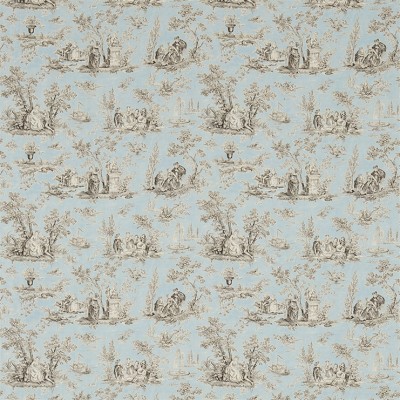 Фото Ткань портьерная с рисунком - Туаль - стиль Английский - Голуба - Купить в Интернет-магазине