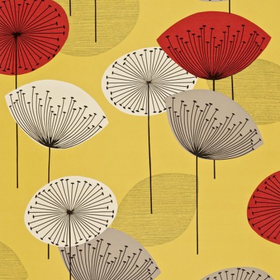 Фото Обои с рисунком - Цветы - стиль Английская классика - Желтые - Купить в Интернет-магазине