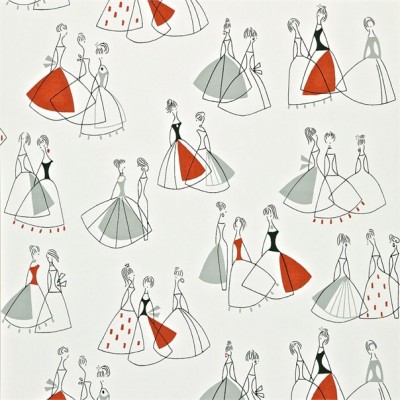 Фото Обои с рисунком - Орнамент - стиль Английская классика - Белые - Купить в Интернет-магазине