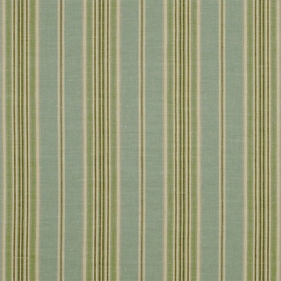 Фото Ткань портьерная с рисунком - Полоски - стиль Английский - Бирюзовые - Купить в Интернет-магазине