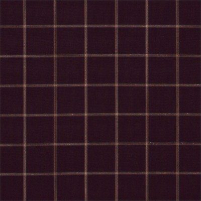 Фото Ткань портьерная с рисунком - Клетка - стиль Английский - Фиолетовая - Купить в Интернет-магазине