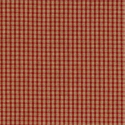 Фото Ткань портьерная с рисунком - Клетка - стиль Английский - Малиновая - Купить в Интернет-магазине
