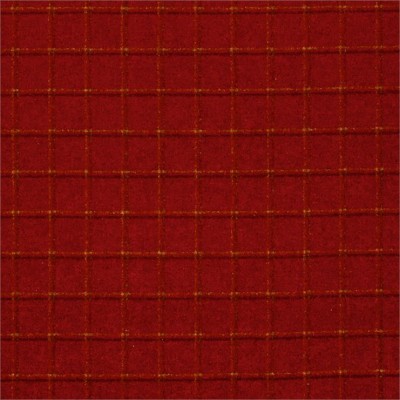 Фото Ткань портьерная с рисунком - Клетка - стиль Английский - Красная - Купить в Интернет-магазине