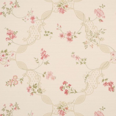 Фото Обои с рисунком - Цветы - стиль Английская классика - Розовые - Купить в Интернет-магазине