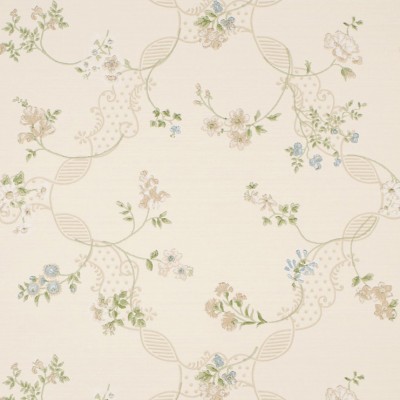 Фото Обои с рисунком - Цветы - стиль Английская классика - Кремовые - Купить в Интернет-магазине