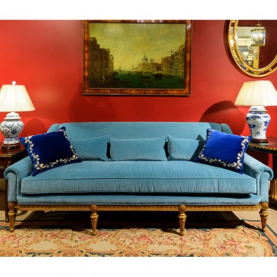 Фото Диван большой - стиль Английская классика - Для гостиной - В наличии - Купить в Интернет-магазине