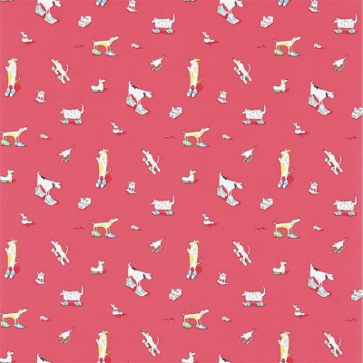 Фото Обои с рисунком - Детский рисунок - стиль Английская классика - Малиновые - Купить в Интернет-магазине