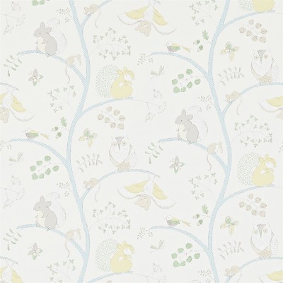 Фото Обои с рисунком - Детский рисунок - стиль Английская классика - Белые - Купить в Интернет-магазине