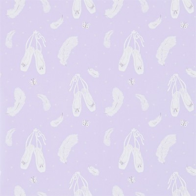 Фото Обои с рисунком - Детский рисунок - стиль Английская классика - Фиолетовые - Купить в Интернет-магазине