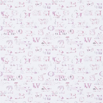 Фото Обои с рисунком - Детский рисунок - стиль Английская классика - Розовые - Купить в Интернет-магазине
